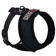 Nylon Mesh Harness Black 13" 16"-22"