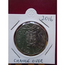 2016 Australian 50 Cent - Changeover - Circulated