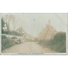 Very Animated Lomgstock Nr Stockbridge Hampshire Postcard (QHAM176)
