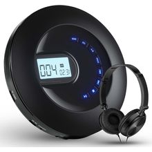 CD Player Portable, Rechargeable Portable CD Player for Car and Travel, Small CD