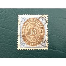 ICOLLECTZONE US Danish West Indies 10 VF used