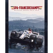Spa-Francorchamps GP Poster Canvas Movie Film Print A0 A1 A2 A3 A4 A5 A6 Art Wa