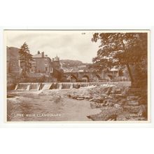 The Weir Llangollen Postcard Denbighshire Wales 3540