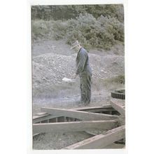 Panning for Tin Postcard Cornwall Tolgus Tin Company Redruth