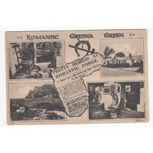 Romantic Gretna Green Multiview Postcard Scotland