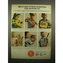 1966 Mattel Toys Ad -Toonarooni, Tom & Jerry Ge-Tar +