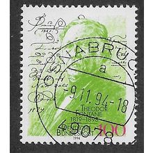 GER 1995 100pf 'THEODOR FONTANE' FINE USED (EBID60-273)