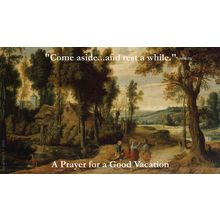 Prayer for a Good Vacation, Prayer Card 10-pack, plus a Free Jesus Prayer Card