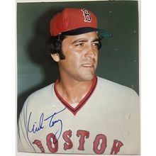 Mike Torrez Signed Autographed Glossy 8x10 Photo Boston Red Sox