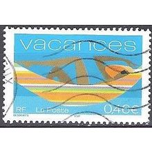 France 2002 Michel 3630 O Cote (2008) 1.00 € Timbre pour vacances Cachet rond