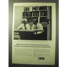 1964 IBM Computers Ad - Chat on Mathematics