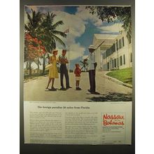 1964 Nassau and the Bahamas Tourism Ad - Paradise