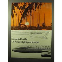 1964 National Airlines Ad - Escape to Florida