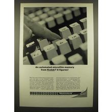 1966 Kodak Recordak Miracode System Ad - An Automated Memory