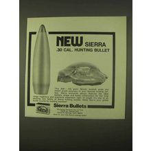 1974 Sierra .30 Cal. Hunting Bullet Ad