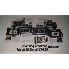 1974 Polaroid Camera Ad - Model 420, 430, 440, 195