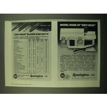 1980 Remington Grit-Edge Blades Ad - Model Home