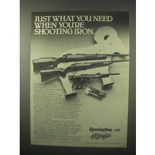 1980 Remington Ad - XP-100 Pistol; 700 VS, 541-S