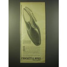 1965 Crockett & Jones Portree Shoes Ad - Sturdy walkers