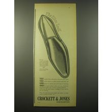 1965 Crockett & Jones Devon Shoes Ad - The Slim Look