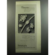 1952 Tiffany & Co. Advertisement - Brooch, Earrings, Ring and Watch Bracelet