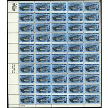 50th Anniversary of Airmail Service Full Sheet of Fifty 10 Cent Stamps C74