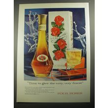 1956 Four Roses Bourbon Ad - Time to give the very, very finest