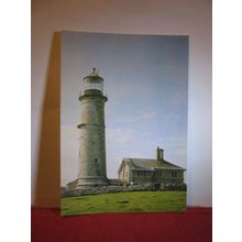 THE OLD LIGHT, LUNDY ISLAND unused postcard by National Trust =