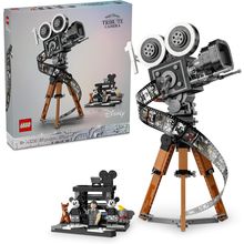 LEGO Disney Walt Disney Tribute Camera, Disney Fan Building Set, Celebrate Disne