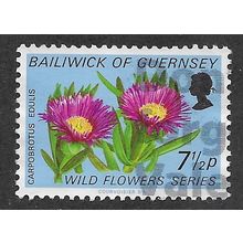 GUE 1972 7.5P 'WILD FLOWERS' FINE USED (EBID52-819)