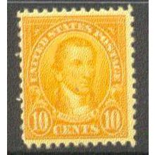642 10c James Monroe Barely Clears MNH Q1909