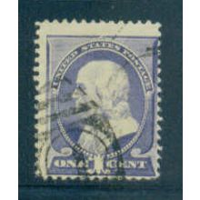 Used 212 1c Benjamin Franklin Average M01369