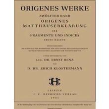 Die Griechischen Christlichen Schriftsteller Der Ersten Jahr: Werke, Band 12/1,