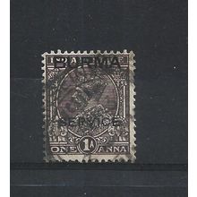 Burma.O4 1a Chocolate.Fine Used.Jul25g