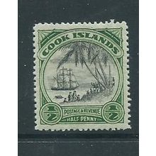 cook islands stamps hm sg106 sg 106 watermark nz star hm