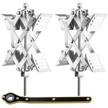 Camper Wheel Chock Stabilizer, X-shaped RV Stabilizer Wheel Chock, Fit for 1...