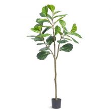 Artificial Fiddle Leaf Fig Tree, 5 FT, Secure PE Material & Anti-Tip Tilt Pr...