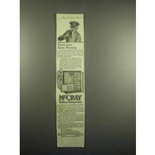 1918 McCray Sanitary Refrigerator Ad - Uncle Sam