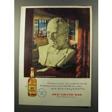 1947 Old Grand-Dad Bourbon Ad - Head of the Family