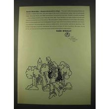 1974 Rand McNally Ad - Goode's World Atlas in College