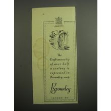 1948 Bronnley Soap Ad - The craftsmanship