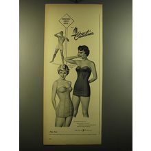 1950 Catalina Swimsuits Ad - art by Earl Cordrey - Dangerous Curves ahead