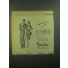 1945 Rogers Peet Clothes Ad - Our curious modesty!