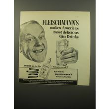 1950 Fleischmann's Gin Advertisement - makes America's most delicious gin