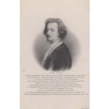 Van Dyck History Portrait Antique French France Postcard