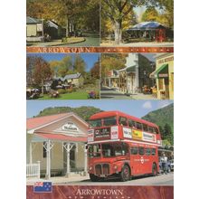 Arrowtown New Zealand London Bus & Real Estate Shop 2x Postcard s