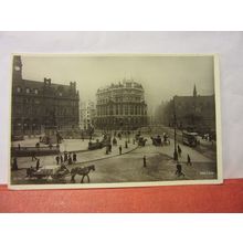 CITY SQUARE, LEEDS, YORKSHIRE unused antique postcard RP by W. R. & S. =
