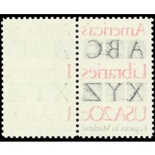 2015, Mint NH 20¢ Reverse Printing Under Gum In Pair Freak Error ** Stuart Katz