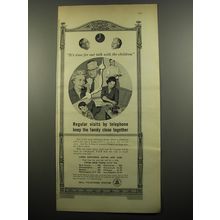 1955 Bell Telephone System Ad - It's time for our talk with the children