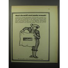 1955 Cinzano Vermouth Ad - What's the world's most popular vermouth?